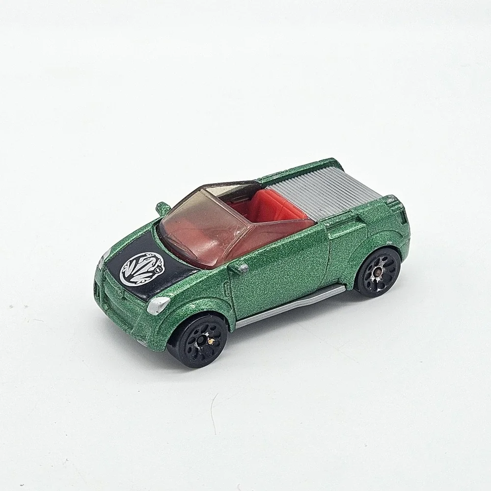 Matchbox Opel Frogster Green Concept Car 2002 Mattel 1:56 Scale Loose Diecast
